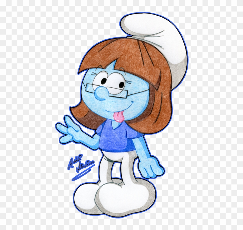 Shini Smurf By Kiss The Iconist - Cartoon #1314910