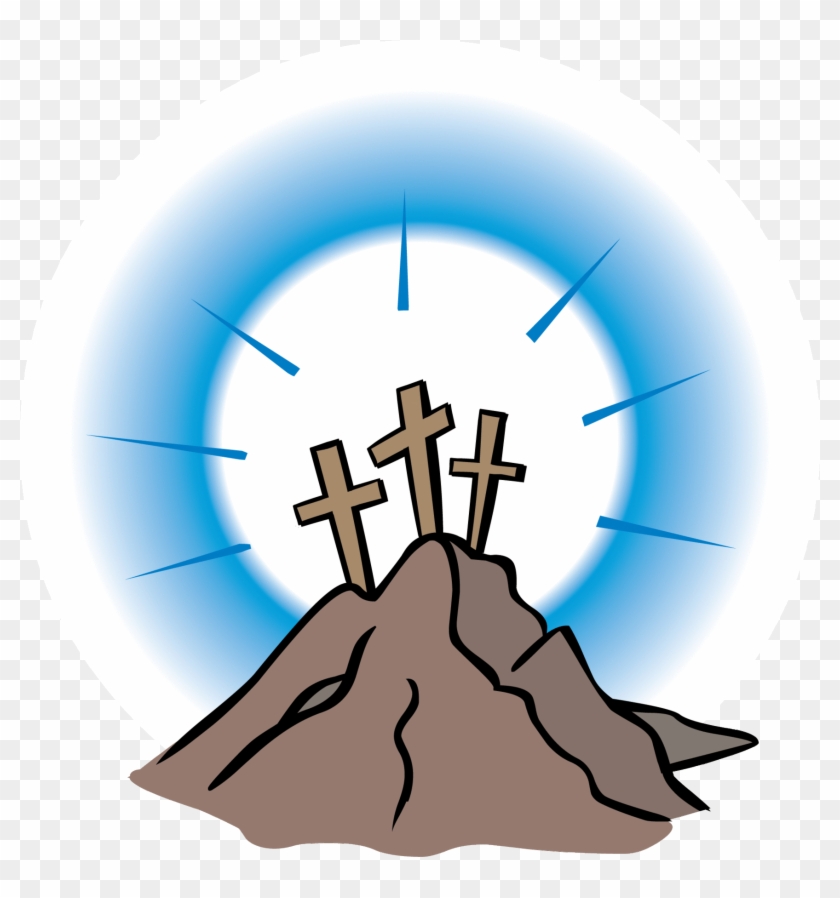 Three Clip Art Medium Size - Easter Clip Art Religious #1314976