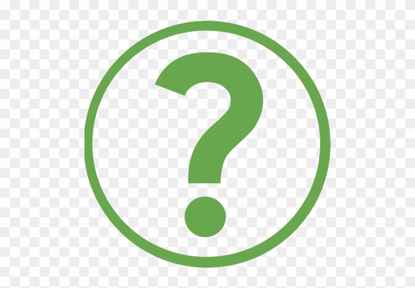 Green Question Mark Icon Png - Circle #1315148