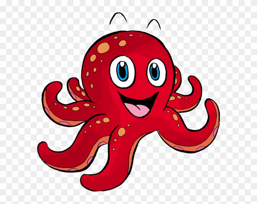 Octopus Clipart Swimming - Octopus Clipart Swimming #1315211