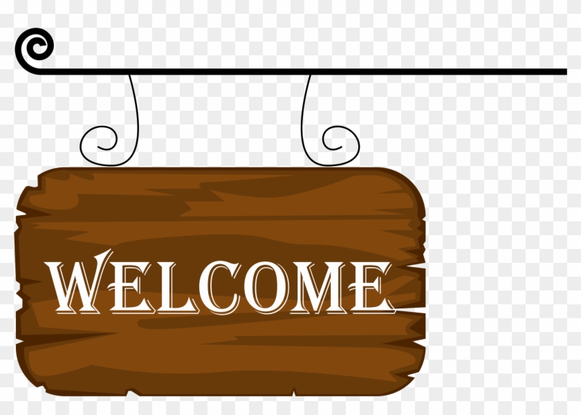 Welcome To My Home Clipart &circlearrowleft - 10in × 3in Fancy We Welcome Walk Ins Magnet Magnetic #1315695