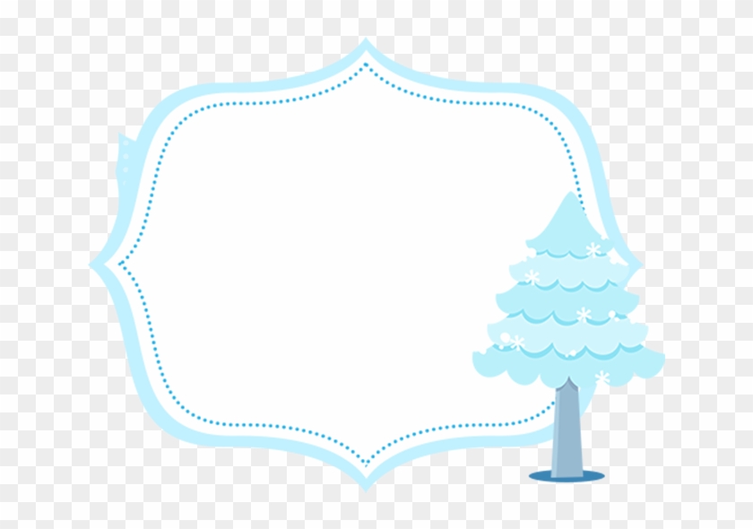 Frozen Baby Blue Christmas Free Printable Image - Frame Frozen Em Png #1315868