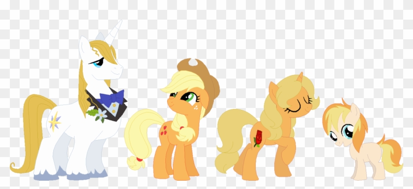 My Little Pony Applejack Parents - Applejack And Prince Blueblood #1316105