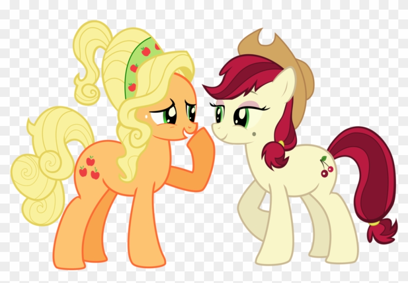 Mlp Cherry With Apple By Ispincharles On Deviantart - Cartoon #1316155