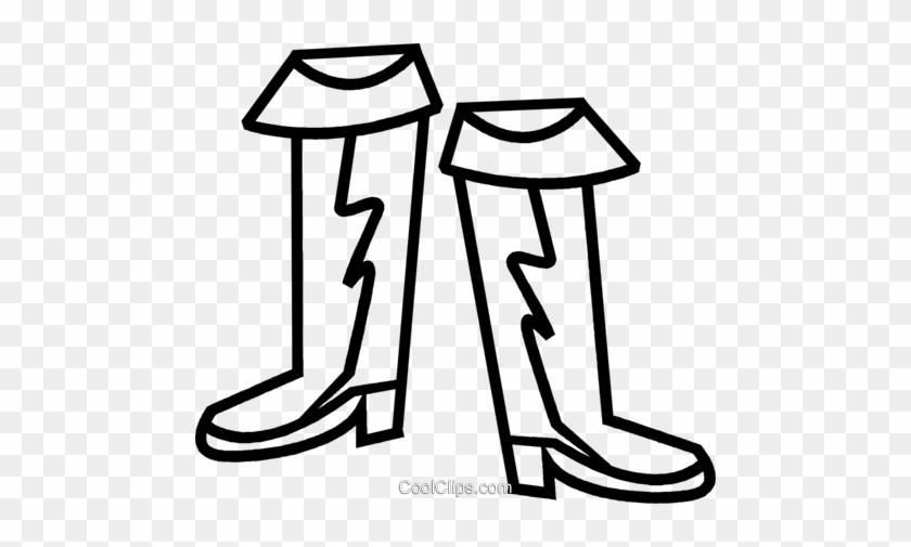 Boots Royalty Free Vector Clip Art Illustration - Boots Royalty Free Vector Clip Art Illustration #1316181