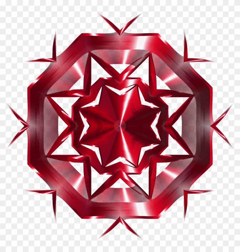 Star Line Art 5 Variation 4 No Background - Emblem #1316512