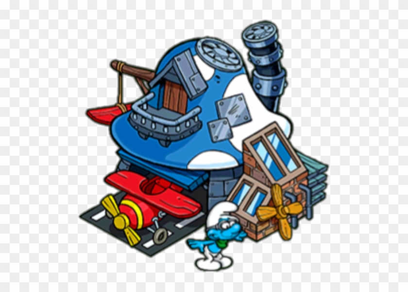 Flying Smurf Hut - Flying Smurf Hut #1316678