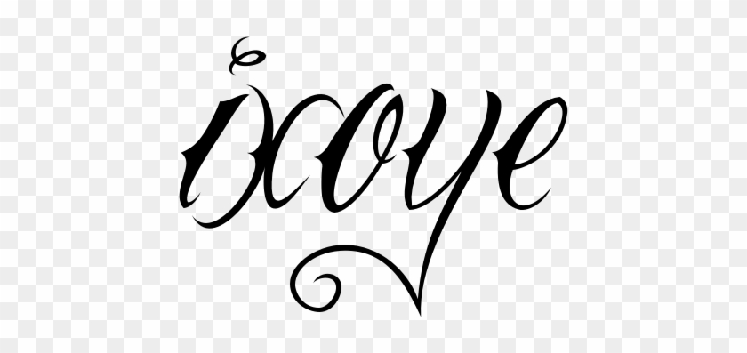 I Like The Font For This, But It Might Be A Little - Tattoo Script #1317134