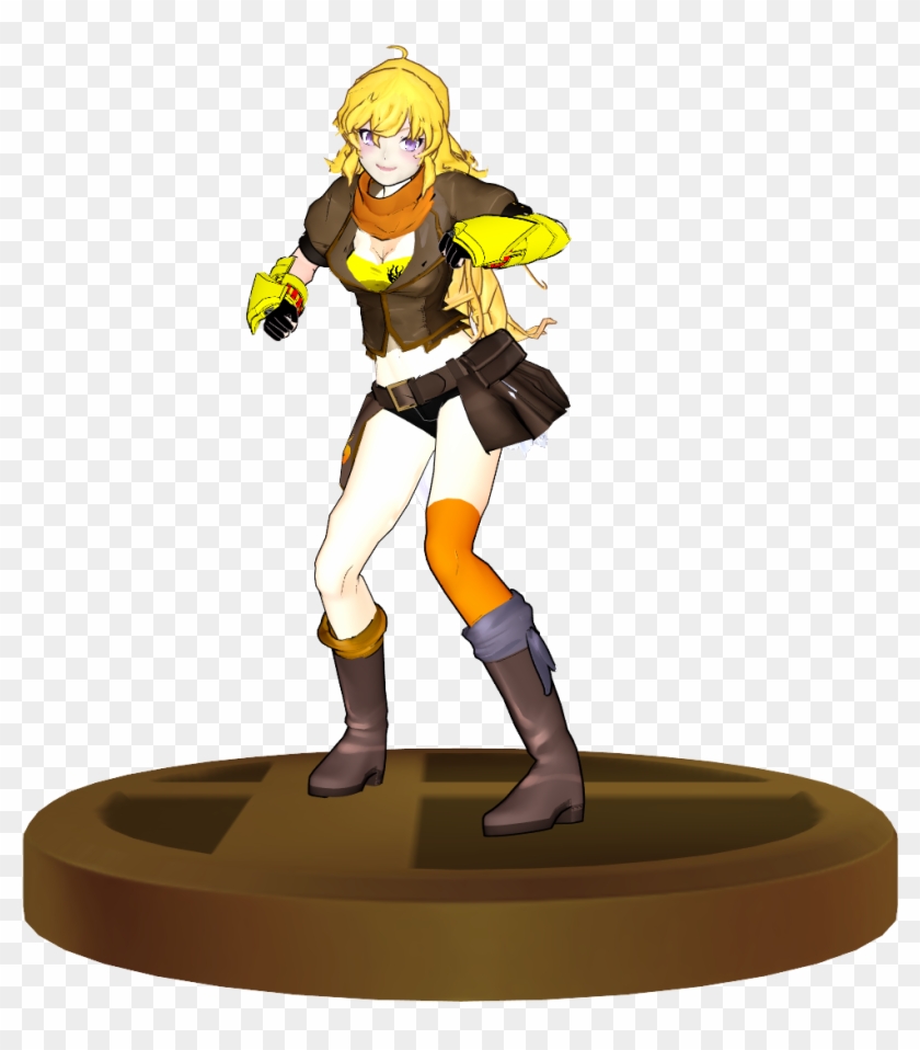 Yang Xiao Long Ssb Trophy By Toajahli - Yang Xiao Long Mmd #1317349