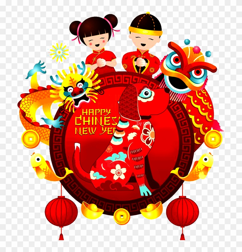 New Year) ตรุษจีน-happy Chinese Day - 新年 海报 2018 #1317643