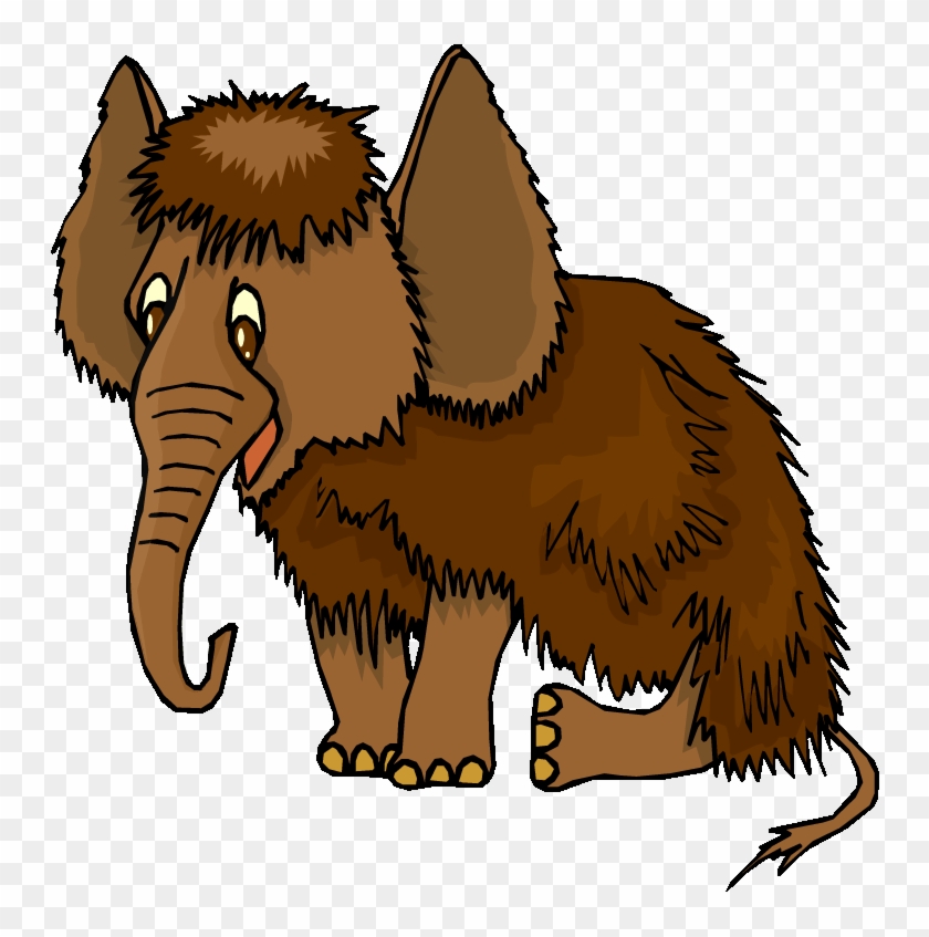 Free Elephant Clipart - Hairy Elephant Cartoon #1317809