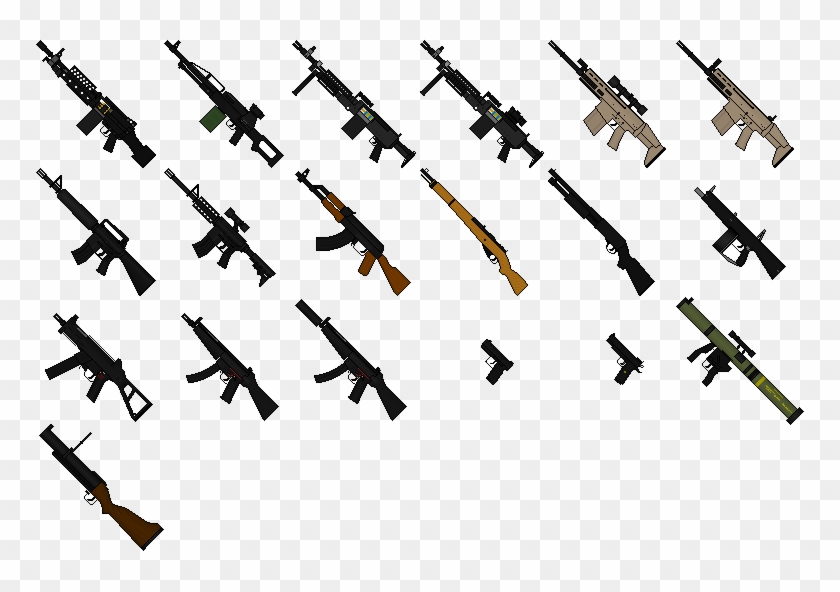Minecraft Ranged Weapon Gun Firearm - Minecraft Gun Texture Pack #1318203