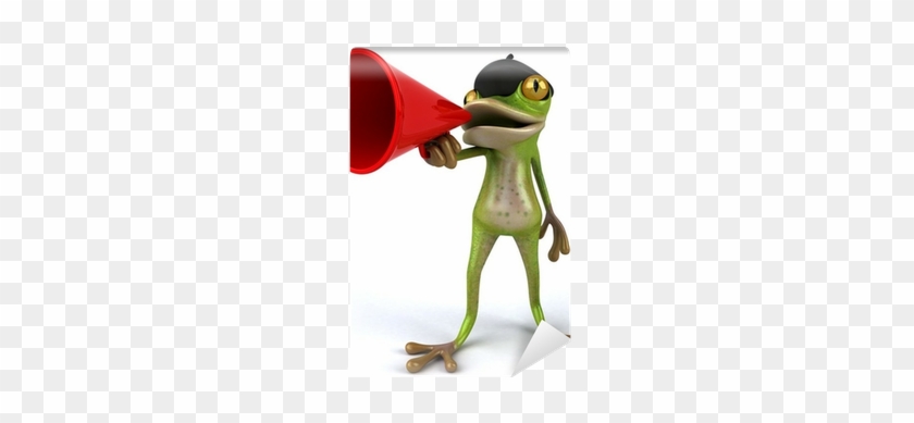 Dressed Up Frog With A Megaphone: Blank 150 Page Lined #1318400