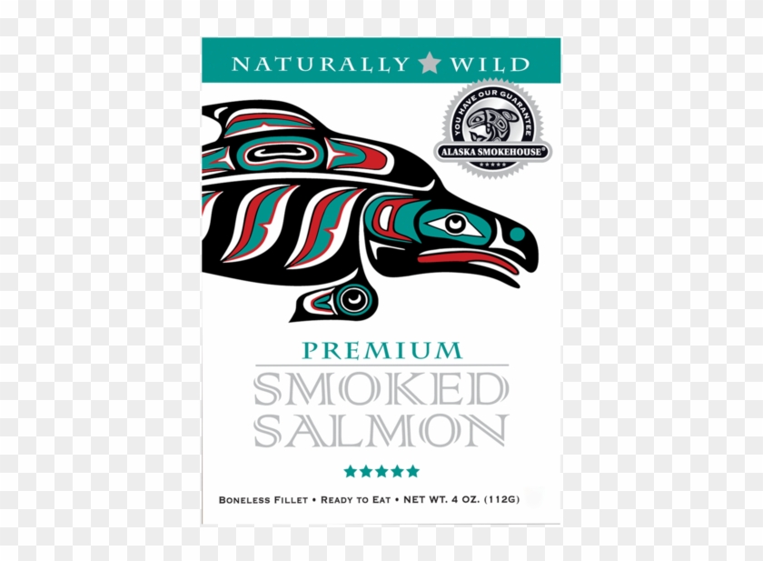 Smoked Salmon | Natural | In Gift Box | 4 Oz | Alaska #1318779