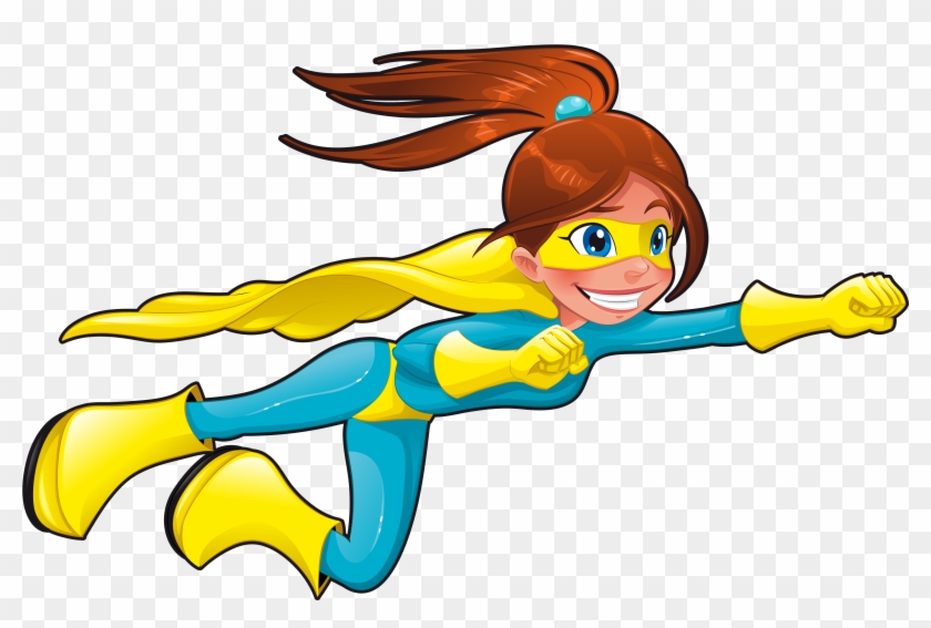Great Idea - Superhero Flying Cartoon #1319719
