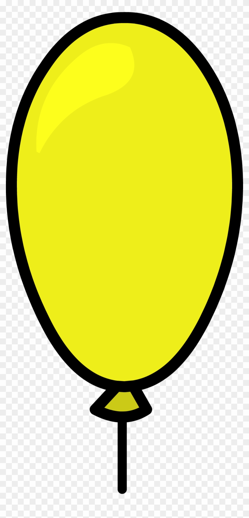 Yellow Balloon - Png - Balloon #1319982