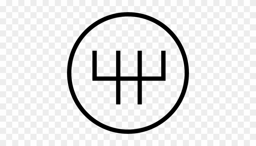 Transports Symbol Of Straight Lines In A Circle Vector - Symbols With Straight Lines #1320046