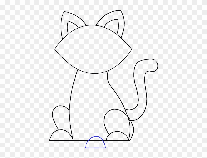 How To Draw A Simple Cat Easy Drawing Guides - Easy To Draw Cat #1320322