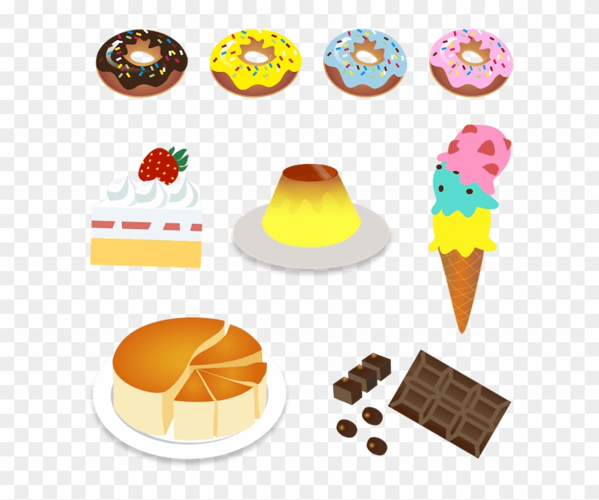 Sweet Illustration Free 無料 イラスト お菓子 スウィーツ - Illustration #1320423