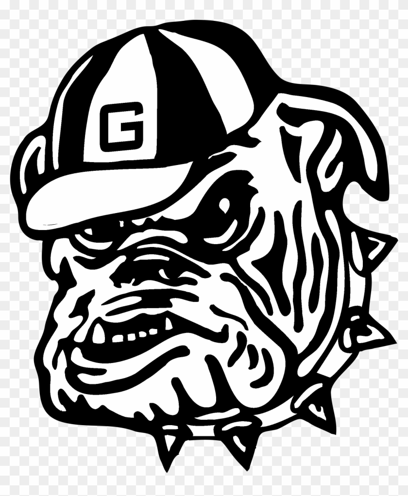 Georgia Bulldogs Logo Black And White - Georgia Bulldogs Logo #1321482