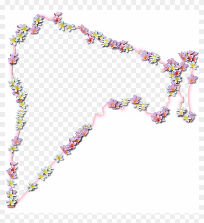 A Map Of Nassau With A Coral Color Glow Border And - Map #1322291