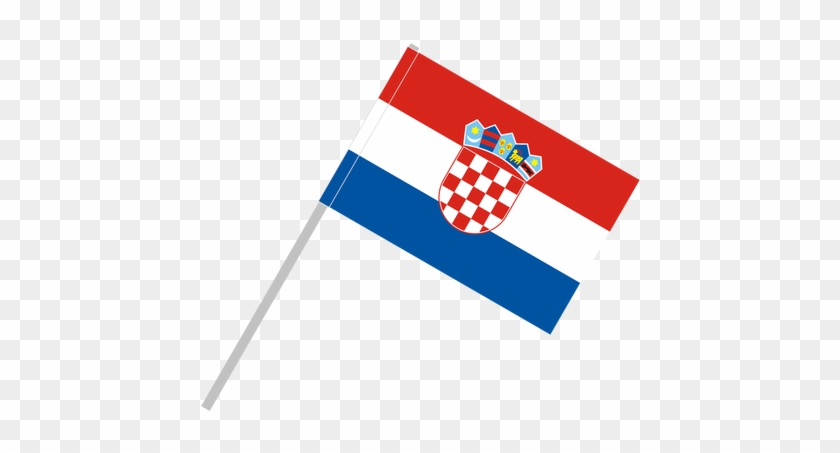 Flag With Flagpole Tunnel - Croatia Country Flag Canvas Print, Picture Frame Home #1322355