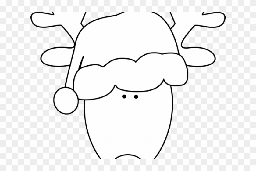 Santa Hat Clipart Head - Cartoon #1323156
