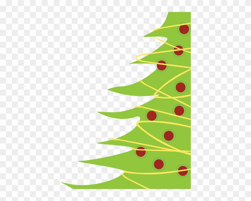 Modern Christmas Tree Clip Art - Modern Christmas Clip Art #1323188