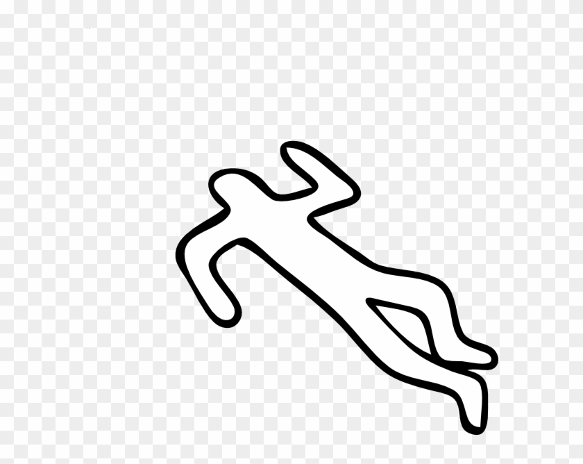 Arte Vectorial - Crime Scene Body Outline #1323595