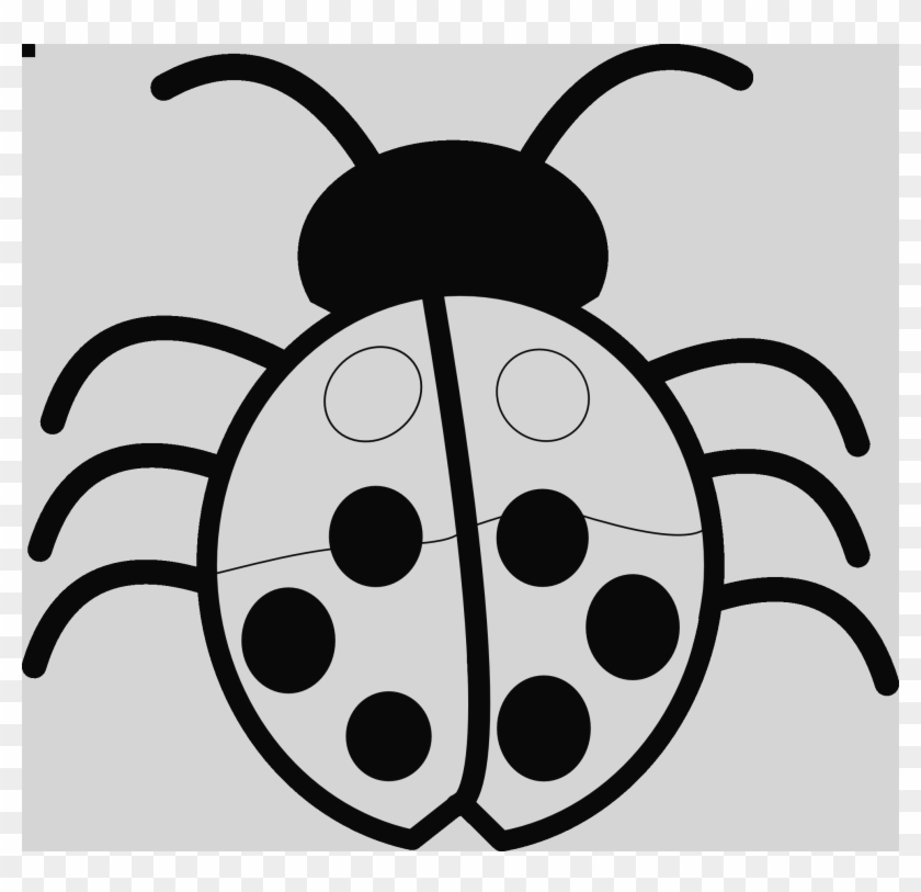 Ladybug Clip Art Black And White Ladybugs Clipart Black - Ladybug Clip Art Black And White Ladybugs Clipart Black #1323991