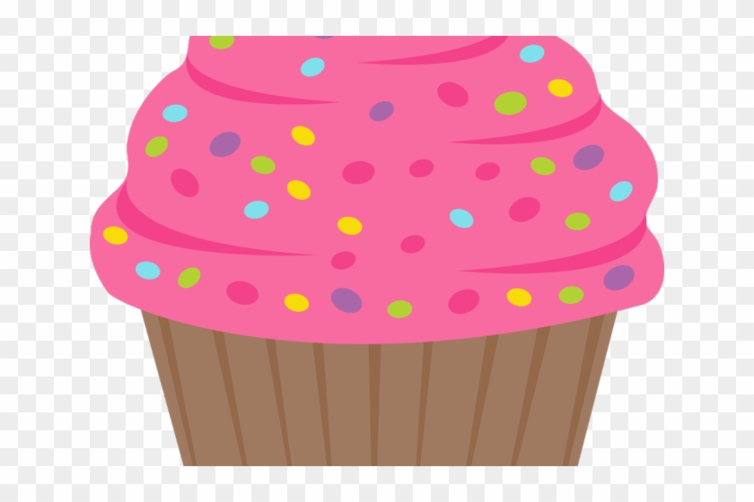 Cupcake Clipart Transparent Background - Pink Cupcake Clipart #1324059
