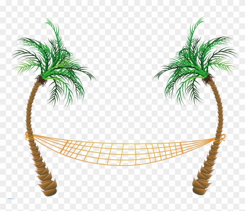 Pin Palm Tree Christmas Tree Clip Art - Palm Trees Hammock Art #1324463
