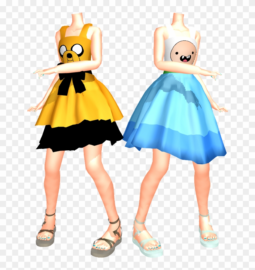 Mmd Adventure Time With Finn And Jake Dresses Dl By - Jake Adventure Time Manga #1324645