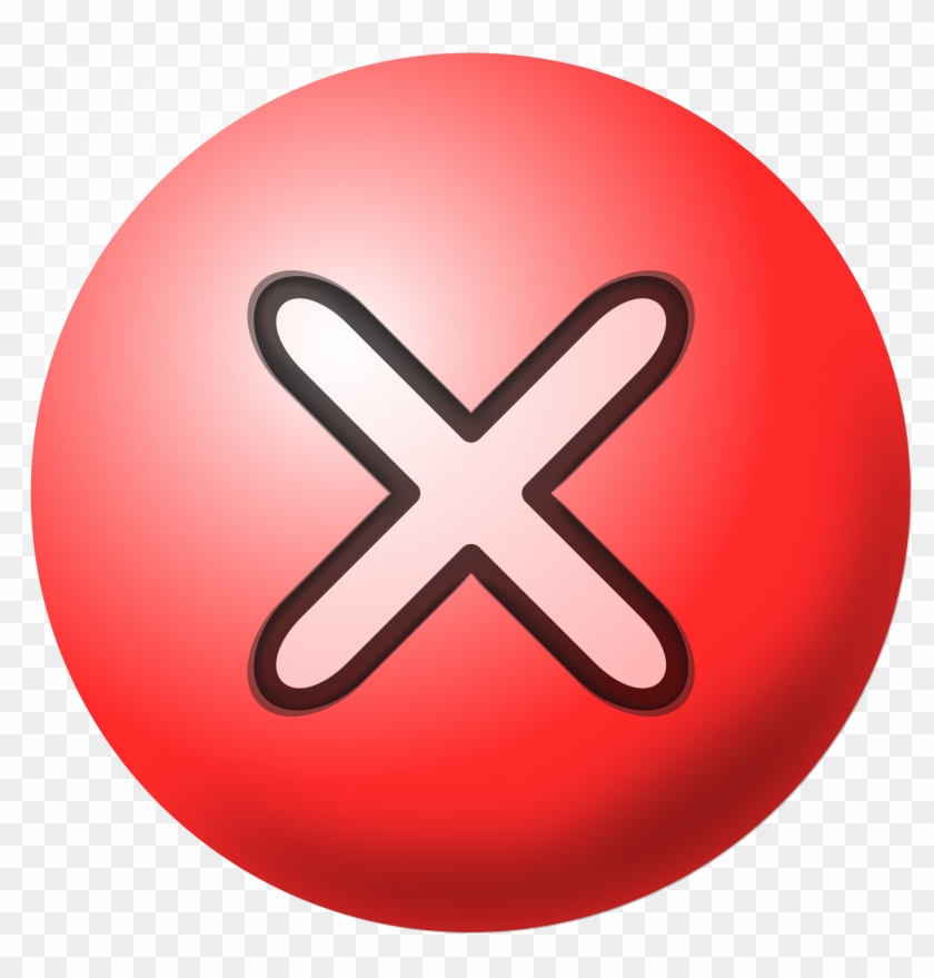 Red X Icon Icons Png - Red X Icon Icons Png #1325006