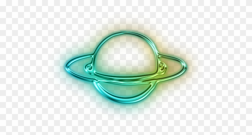 Planets Clipart Neon - Saturn Ring Png #1325236