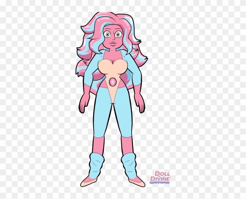 Cotton Candy Quartz Gemsona By Princeduskstripe - Cartoon #1325370