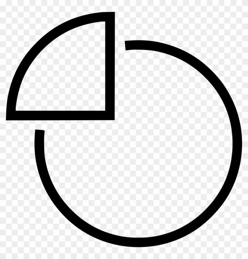 Pie Chart Comments - Pie Chart Icon Vector #1325740