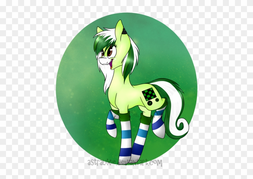 Horse Green Mammal - Cartoon #1325794