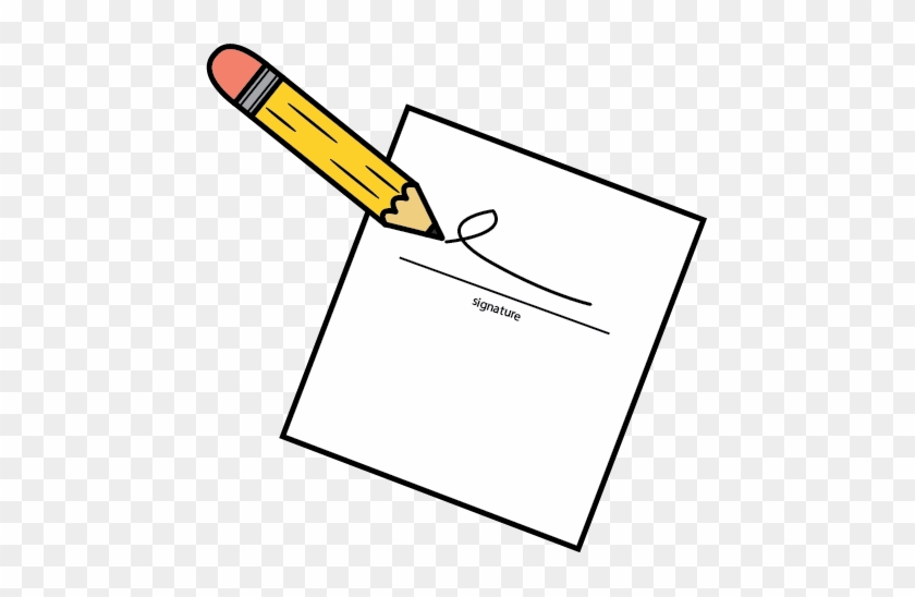 Signature Clip Art - Paper #1325916