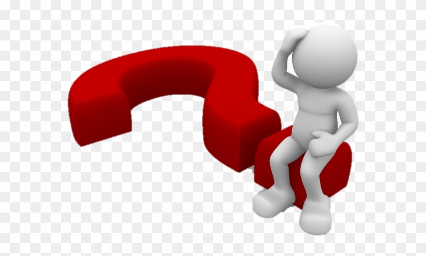 Question Mark - 3d Man Thinking Png #1325931