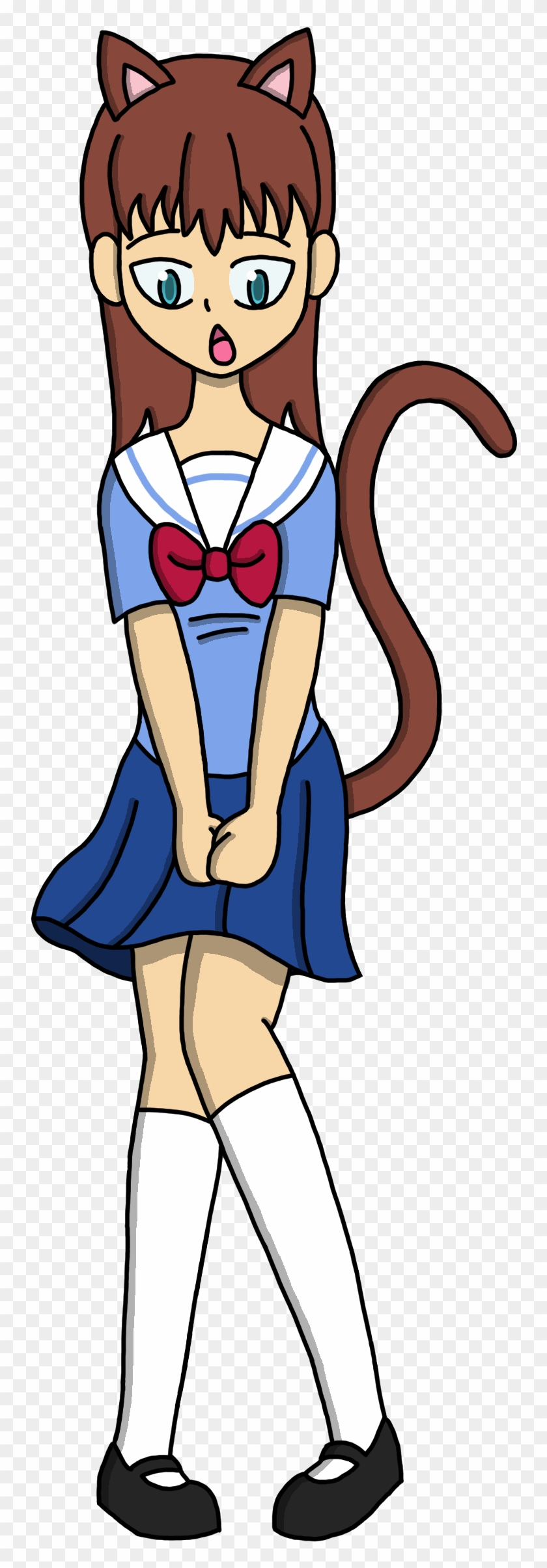 Bigmamajonanna Neko Schoolgirl Tg/tf By Bigmamajonanna - Cartoon #1326360
