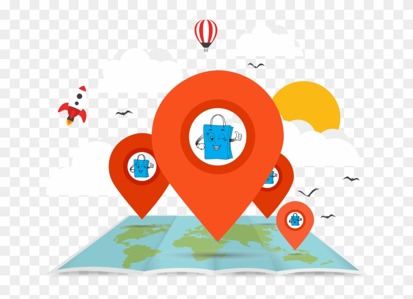 Business Locations - Location Map Poster #1326492
