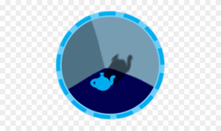 A Lone Blue Teapot - Circle #1326851