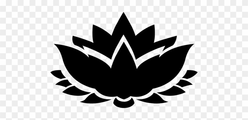 7707 Lotus Flower Outline Clip Art Free Public Domain - Lotus Flower Vector Png #1326899