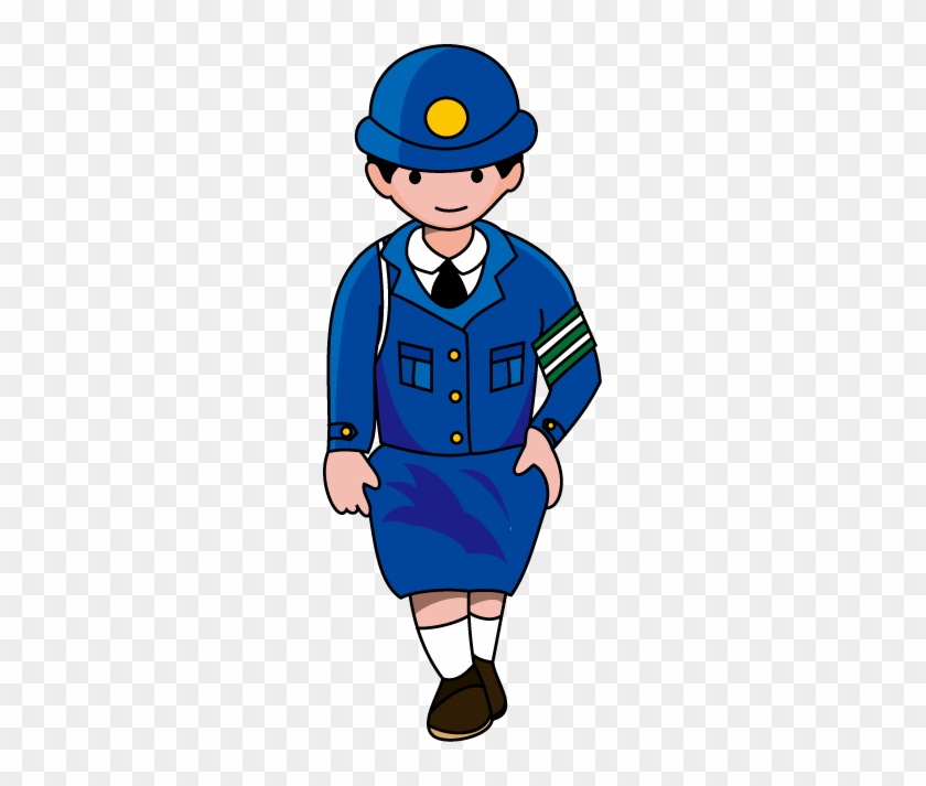 Polícia * Exército* Marinha - 交通 安全 教室 イラスト #1326959