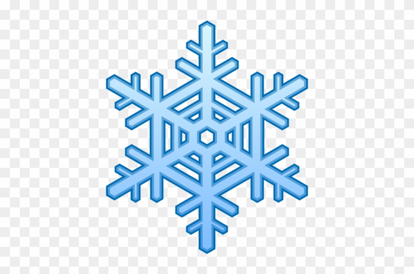Snowflake Emoji For Facebook - Clip Art #1327440