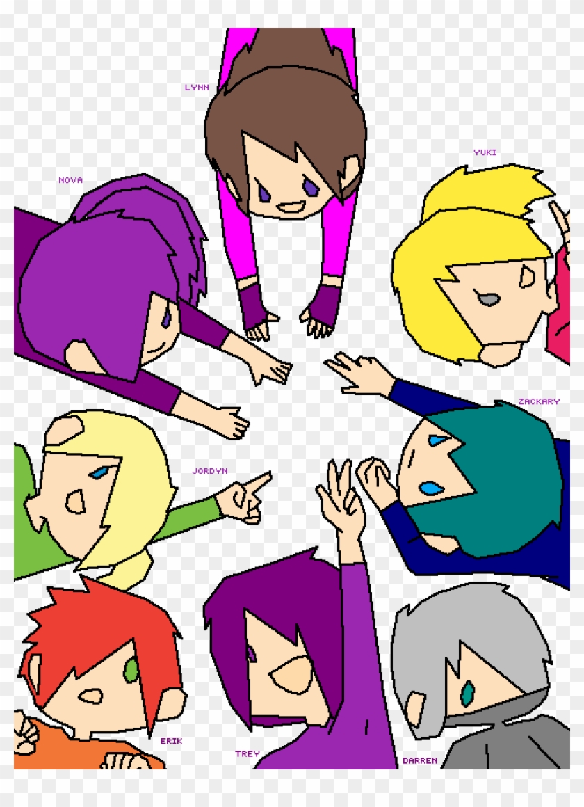 Group Huddle - Cartoon #1327565