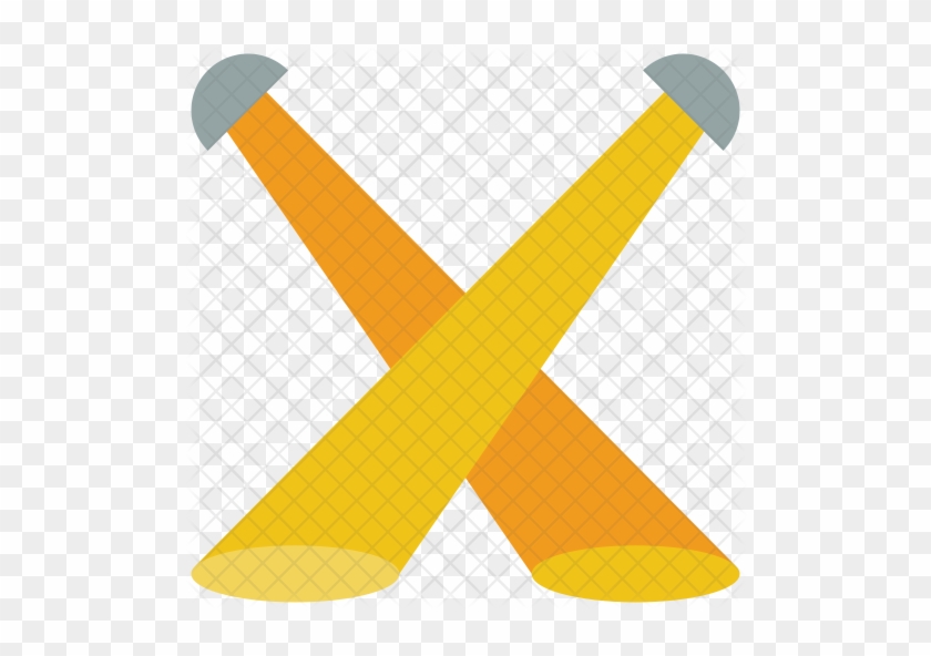 Spotlights Icon - Airplane #1327651