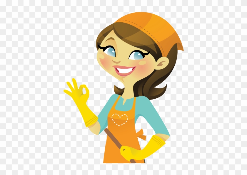 Compatible With Android/ios - Desenho De Faxineira Png #1327929