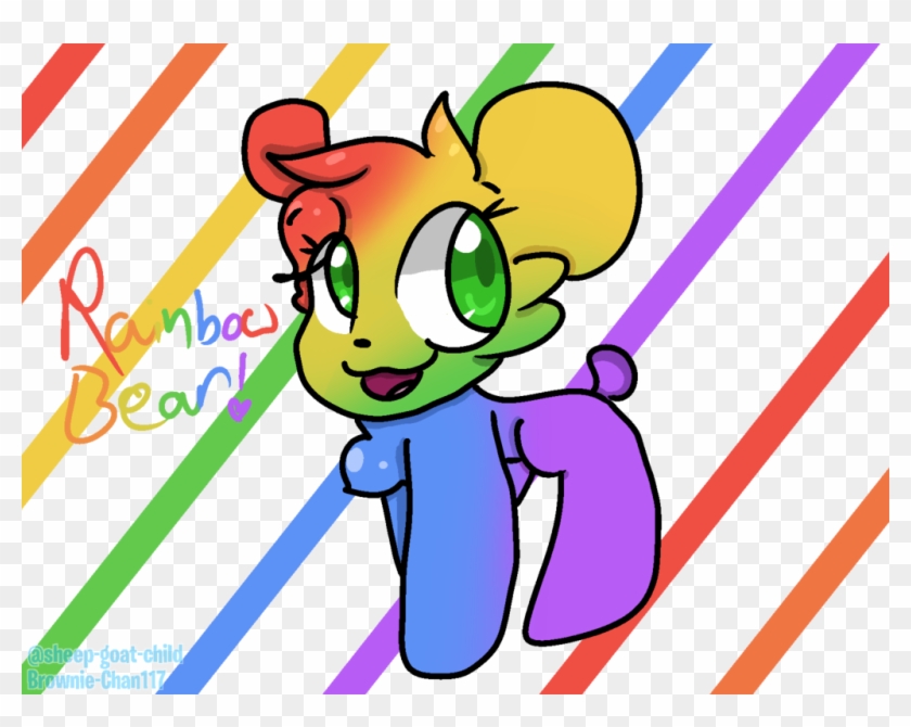 Lps Rainbow Bear By Brownie-chan117 - Comics #1328028